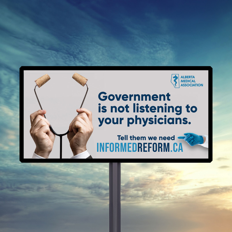 Government is not listening billboard